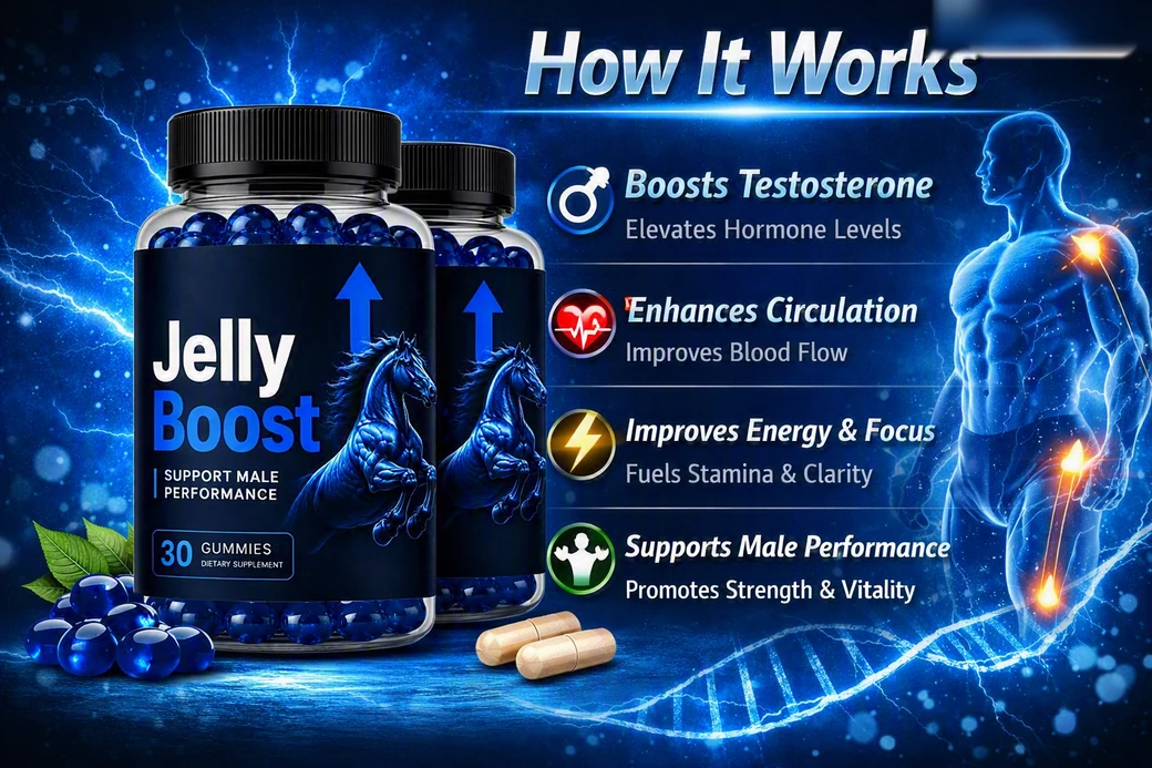 How JellyBoost works to support testosterone, circulation and energy